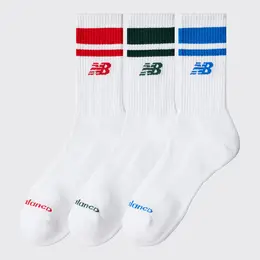 New Balance: Белые носки 