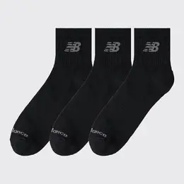 New Balance: Чёрные носки 
