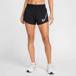 Nike: Чёрные шорты  Swoosh