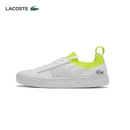 Lacoste: Белые кроссовки 