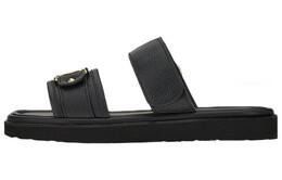 Ferragamo: Чёрные шлёпанцы 