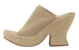Bottega Veneta: Бежевые шлёпанцы 