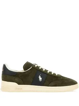 Polo Ralph Lauren: Зелёные кроссовки 