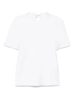 Carven: Белая футболка 