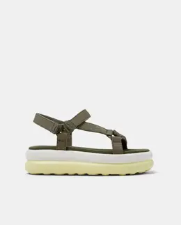 Camper: Зелёные сандалии  Pelotas