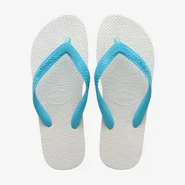 Havaianas: Белые шлёпанцы 