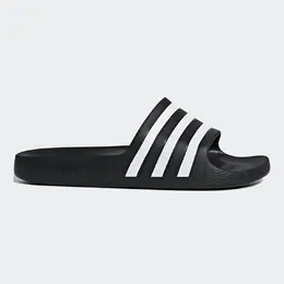 Adidas: Чёрные шлёпанцы  Adilette Aqua