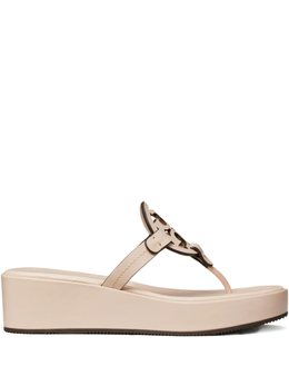 Tory Burch: Розовые шлёпанцы  Miller