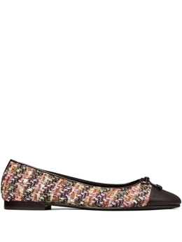 Tory Burch: Розовые балетки 