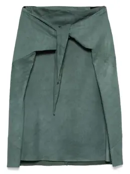 Rick Owens: Кожаная юбка 