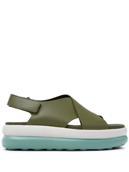 Camper: Зелёные сандалии  Pelotas