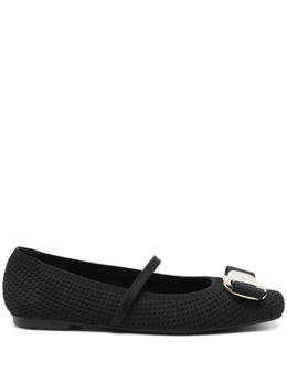 Ferragamo: Чёрные балетки  Vara