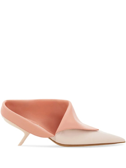 Ferragamo: Розовые сабо 