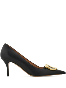 Ferragamo: Чёрные туфли  Gancini