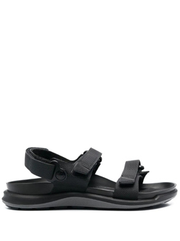 Birkenstock: Чёрные сандалии  Birko Flor