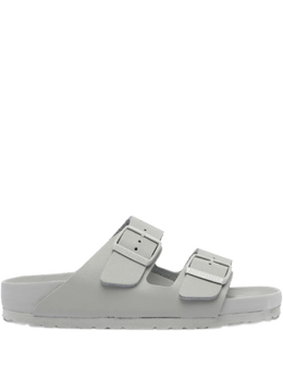 Birkenstock: Серые сандалии 