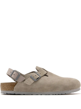 Birkenstock: Серые мокасины 
