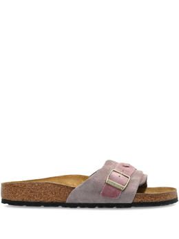 Birkenstock: Фиолетовые сандалии 