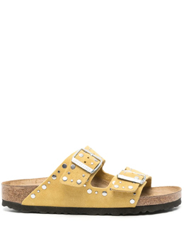 Birkenstock: Жёлтые сандалии 