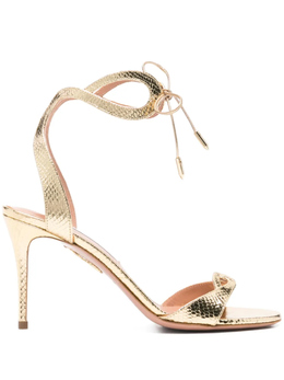 Aquazzura: Золотые сандалии 