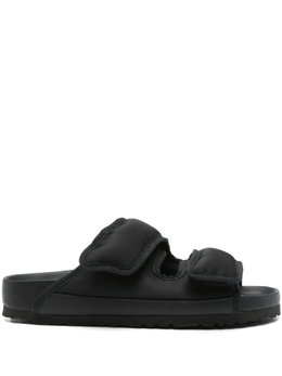 Birkenstock: Чёрные шлёпанцы  Arizona