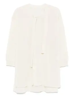 Issey Miyake: Белый свитер 