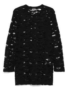Comme des Garçons Homme Plus: Кружевная футболка 