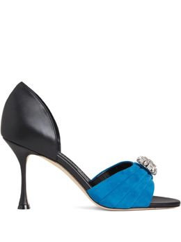Manolo Blahnik: Синие босоножки 