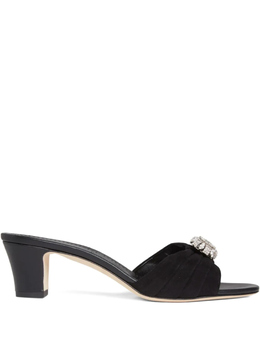 Manolo Blahnik: Чёрные сабо 