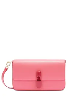 Furla: Розовая сумка через плечо 