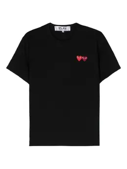 Comme Des Garçons Play: Чёрная футболка  Heart