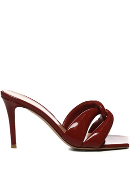 Gianvito Rossi: Красные сабо 