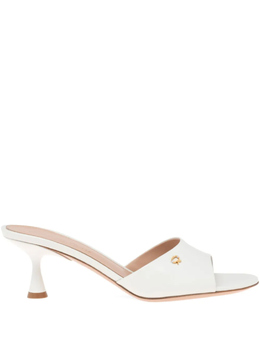 Gianvito Rossi: Белые сабо 