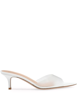 Gianvito Rossi: Белые сабо  Elle