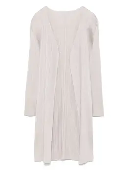 Pleats Please Issey Miyake: Кардиган с длинным рукавом 