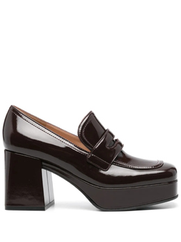 Gianvito Rossi: Коричневые туфли 