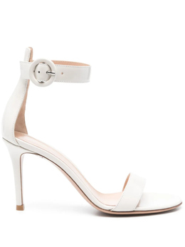 Gianvito Rossi: Белые босоножки  Portofino 85