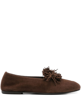 Aquazzura: Коричневые лоферы 