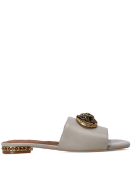 Kurt Geiger London: Серые сандалии 