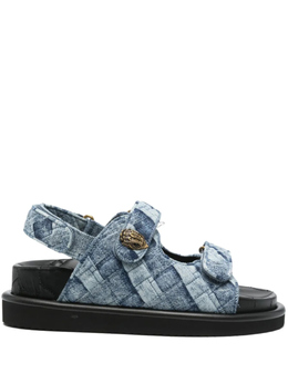 Kurt Geiger London: Синие сандалии 