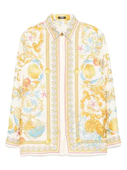 Versace: Светлая рубашка 