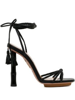 Aquazzura: Чёрные сандалии 