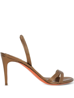 Santoni: Золотые сандалии 