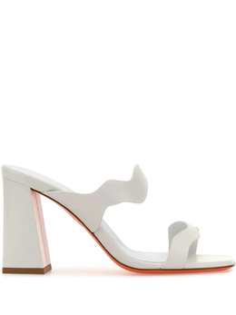 Santoni: Белые сабо 