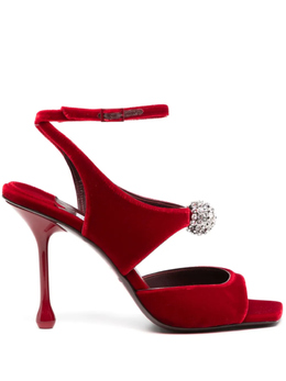 JIMMY CHOO: Красные сандалии 