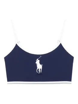 Polo Ralph Lauren: Синяя майка 