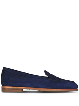 Santoni: Синие лоферы 