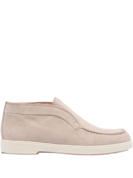 Santoni: Розовые мокасины 