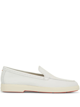 Santoni: Белые лоферы 