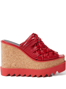 Stella McCartney: Красные туфли  Sneak Elyse